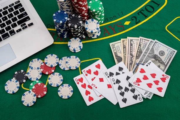 Live dealer table with professional croupier
