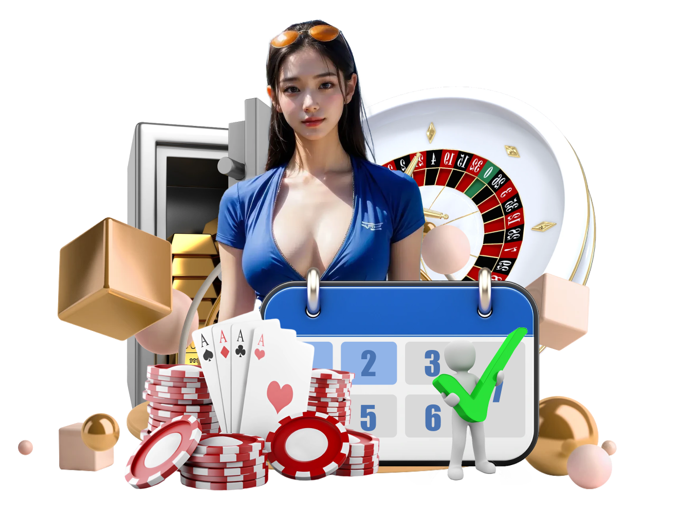 Live Sakong dealer at qq288 login studio table with HD camera setup